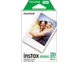 Fujifilm Instax Mini Film - Instant Fotopapier - Wit - 2 x 10 stuks