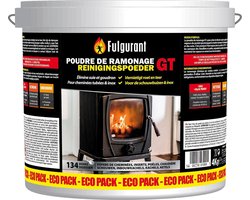 Fulgurant GT Chemisch Schoorsteenvegen 4 KG. Fulgurant GT vernietigt roet en teer