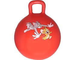 Fun Ball Looney Tunes 45 cm rood - Hopper 100 kg belastbaar - Speelgoed Skippybal - Skippy Dieren - Skippybal Haas - Kinderspeelgoed - Speelgoed 36 maanden - Inclusief Pomp - Tot 100 kg Gewicht - Skippy bal - Cadeau kind