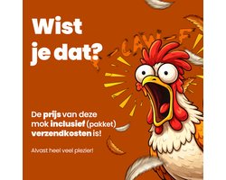 Fun design - F-CAW-F - zwart - Mok Met Humor - Kantoor Mok