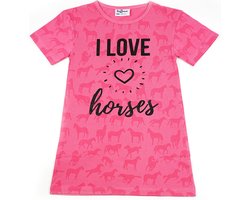 Fun2Wear Love horses azalea pink mt 152