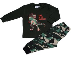Fun2Wear - Pyjama Dino - Groen - Maat 164 -