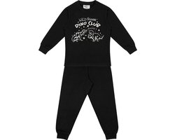 Fun2Wear - Pyjama Teen Dino Club | Zwart meisjes jongens - Katoen - Maat 164