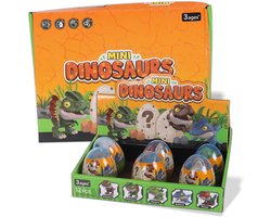 FUNFY Set van 12 Vingerbijtende Dinosaurussen | Veelkleurig | Poppenset, Vingerbijtende Dinosaurus Speelgoed, Dinosaurus Vinger Speelgoed | Interessant Interactief Kinderspeelgoed | Beste voor Verjaardag Geschenken