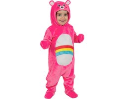 Funidelia | Cheer Bearkostuum Troetelbeertjes voor baby  Tekenfilms, Care Bears, Beer - Kostuum voor baby Accessoire verkleedkleding en rekwisieten voor Halloween, carnaval & feesten - Maat 81 - 92 cm - Roze