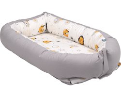 Funnababy Lion Babynest - Grijs - Voorzien van klittenband sluiting