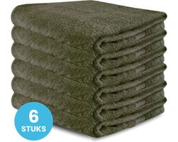 Funnies Handdoeken 6 Stuks Forest - Set van 6 Luxe Badhanddoeken - 70 x 140 cm - Hoogwaardig 100% Katoen - 500 gram/m² Dikke, Zachte en Sneldrogende Handdoek - Ideaal voor Badkamer, Sport, Sauna, Zwembad en Vakantie