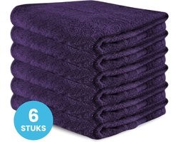 Funnies Handdoeken 6 Stuks Navy - Set van 6 Luxe Badhanddoeken - 70 x 140 cm - Hoogwaardig 100% Katoen - 500 gram/m² Dikke, Zachte en Sneldrogende Handdoek - Ideaal voor Badkamer, Sport, Sauna, Zwembad en Vakantie