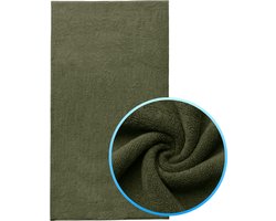Funnies Strandlaken XXL Forest Extra groot - 100x200 cm - Hoogwaardig Katoenen OEKO-TEX Strand Handdoek - 500 gram/m2 Luxe Dikte - Extra zacht - Sneldrogend Badhanddoek - Ideaal voor Strand, Sauna, Zwembad, Vakantie en Sport - Badlaken