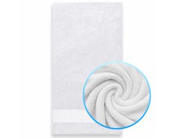 Funnies Strandlaken XXL Wit 100x180 cm - Extra groot - Hoogwaardig Katoenen OEKO-TEX Strand Handdoek - 500 gram/m2 Luxe Dikte - Extra zacht - Sneldrogend Badhanddoek - Ideaal voor Strand, Sauna, Zwembad, Vakantie en Sport - Badlaken