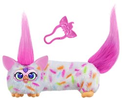 Furby DJ Furblets Berry-Cup-Cake, elektronisch miniknuffeldier voor meisjes en jongens van 6+