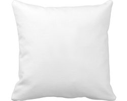 Furni24 Gesiliconiseerd kussen, wit, 80 x 80 cm