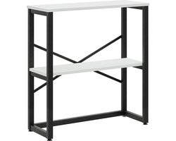 FurniChic - Kast - Dressoir - Bijzettafel - Wandtafel - Consoletafel - Sidetable - Banktafel - Haltafel- Industrieel - Wit - 85x30x80cm
