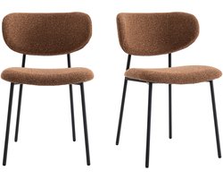 Furnihaus - Eetkamerstoelen - Tilt - Roest - Set van 2 - Toon op toon