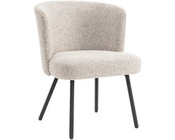 Furnihaus -Fauteuil - Cindy - Met armleuning - Beige - Stof