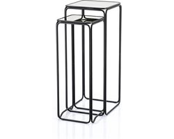 Furnilux - Planttafel Olit small set van 2 - 30 x 30 x 73 cm
