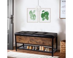 Furnilux - Schoenenbank Nexus - Bruin - 100 x 35 x 45 cm