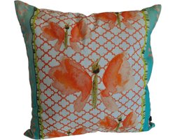 Furnilux Sierkussens - 45x45 cm - Set van 2 - Vlinder Kira Design