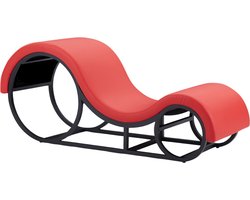 Furnilux Tantra Elysium - Tantra Stoel - Rood - Synthetisch leer - Stijlvolle Bank voor Ontspanning