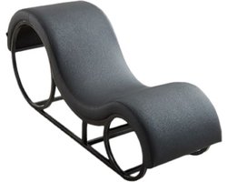 Furnilux Tantra Elysium - Tantra Stoel - Zwart - Synthetisch leer - Stijlvolle Bank voor Intieme Ontspanning