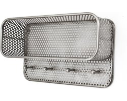 Furnilux - Wandkapstok By-Boo - Hangend - Industrieel - Kapstok - Metaal - Zilver - 57 x 21 x 32 cm