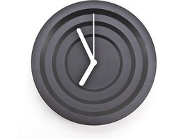Furnilux wandklok - 30 x 30 cm - zwart