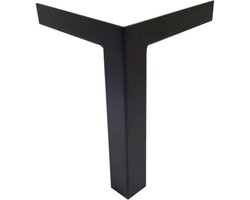 Furniture Legs Europe Design Hoek Meubelpoot - 19 cm - Zwart