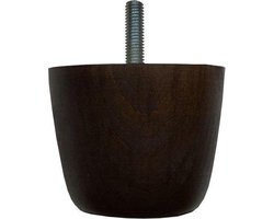 Furniture Legs Europe M8 Houten Meubelpoot - 5,5 cm - Rond