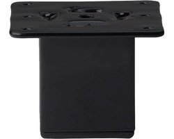 Furniture Legs Europe Vierkante Meubelpoot - 7 cm - Zwart