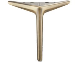Furniture Legs - Metal Triangle Feet - Vervangingen voor Cabinet Dresser Sofa Chair Workbench - Pack van 2 - Bronzen 18cm