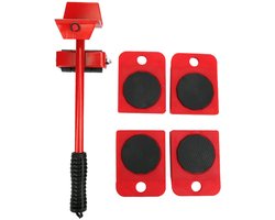 Furniture Moving Kit, Heavy Furniture Moving Tools, Mobile Furniture Transport Tool with Thick Rolling Wheels and Non-Slip Handle