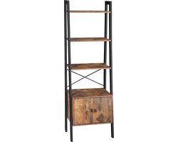 FurnStar - Boekenkast - 56x34x172cm - Bruin