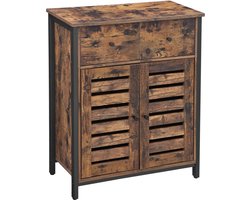 FurnStar kast - Opbergkast - 2 laden - 68.6x30x80cm - Bruin