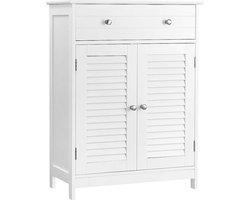 FurnStar - Opbergkast - Verstelbare Planken - Wit - 60x30x80cm