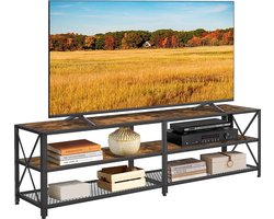 FurnStar tv meubel - Tv kast - 160x39x52cm - Bruin