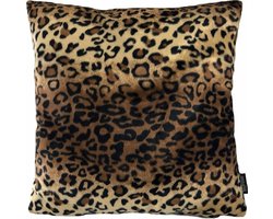 Furry Leopard / Harige Luipaard Kussenhoes | Katoen - Polyester | 45 x 45 cm