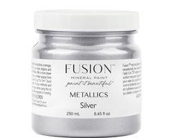 Fusion Metallic Paint - Meubelverf - Zilver - Acrylverf - Silver - 250 ml