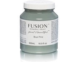 Fusion mineral paint - acrylverf - meubel verf - blauw grijs - blue pine - 500 ml