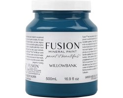 Fusion mineral paint - meubel verf - verf - blauw - willowbank - 500 ml