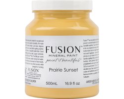 fusion mineral paint - meubelverf- acryl - geel - prairy sunset - 500 ml
