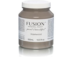 Fusion mineral paint - meubelverf - acrylverf - bruin - hazelwood - 500 ml