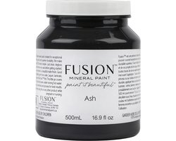 Fusion Mineral paint - meubelverf - antraciet - acrylverf - Ash - 500 ml
