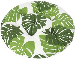 Futon vloerkussen - 40 cm ronde - voor binnen en buiten - 1 stuks - groen