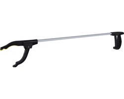 FX Tools Afvalgrijper/grijptang - grijs - 76 cm - aluminium/kunststof - grip kaak