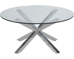 FYN Heerlijk - Glazen Salontafel - 82 x 82 x 40 cm