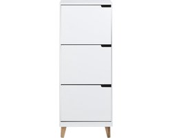 FYN Mena - Schoenenkast - Wit Hout