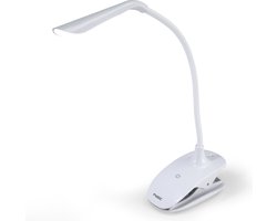 Fysic Leeslamp met LED verlichting - Oplaadbaar via USB - Leeslampje met klem - FL-11 - Wit