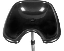 Gabbiano draagbaar kapperswasstation Mobiel 128 – verstelbare wasunit op zuil – professionele wasbak voor kapsalon en mobiel gebruik – zwart