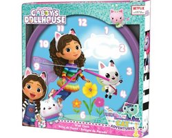 Gabby's Dollhouse Wandklok - 25 cm - Paars - Kunststof