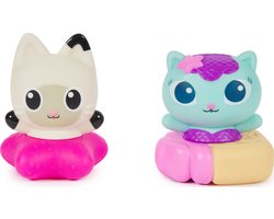Gabby's Poppenhuis - Gabby Girl katten-waterspuiters Meerminkat en Pandy Poek - drijvend badspeelgoed